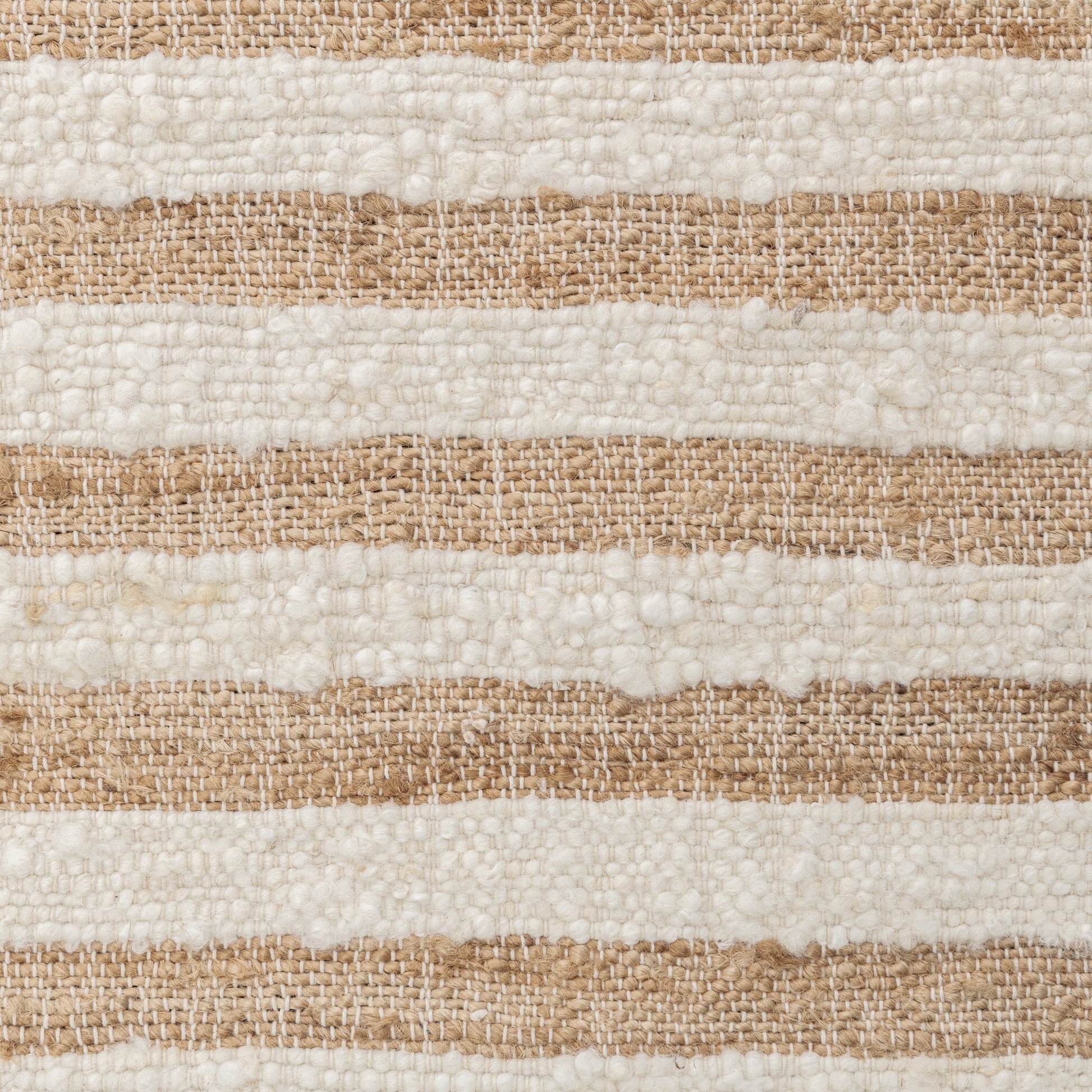 Rhodes Stripe Rug - Natural/Ivory - 1'x1'