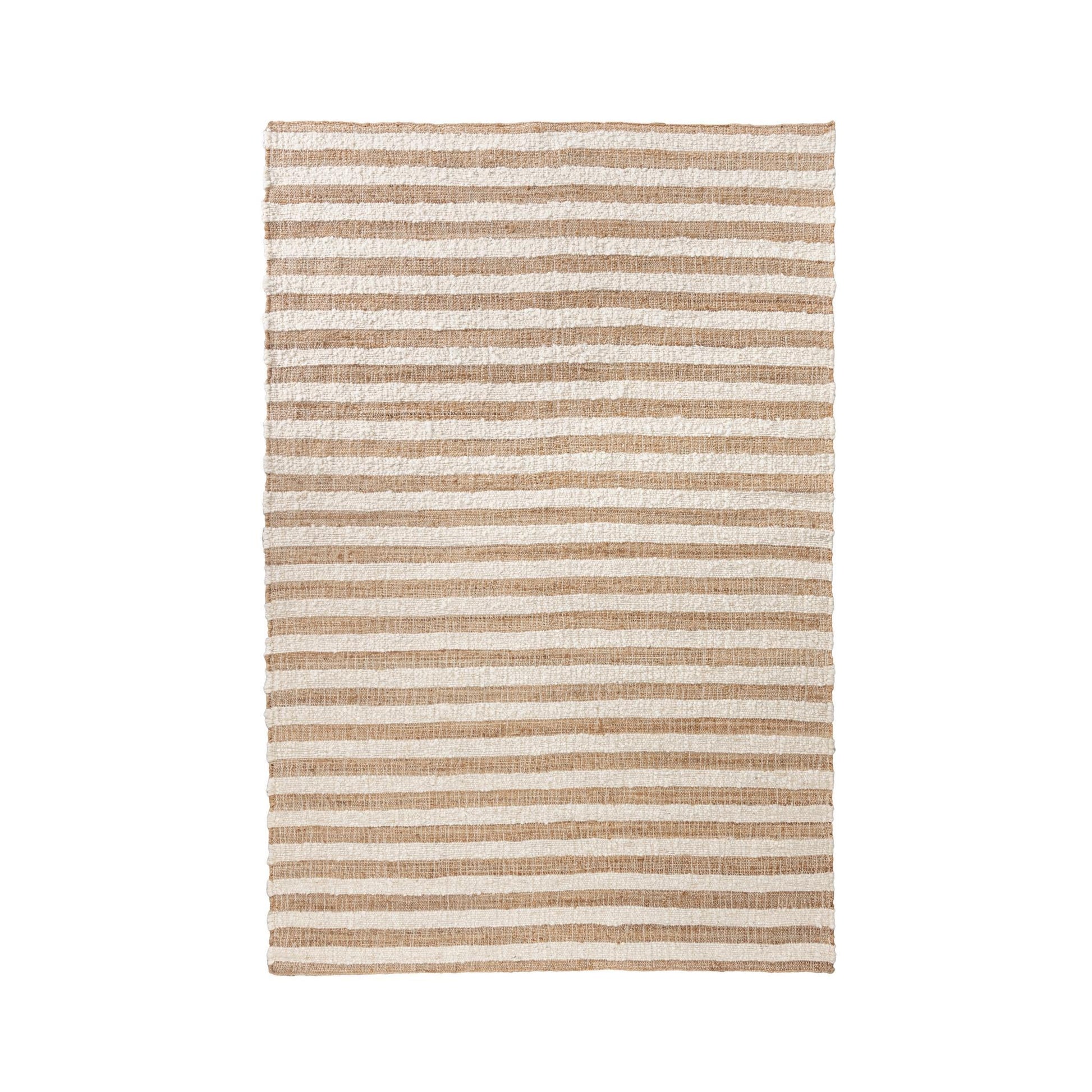 Rhodes Stripe Rug - Natural/Ivory - 1'x1'
