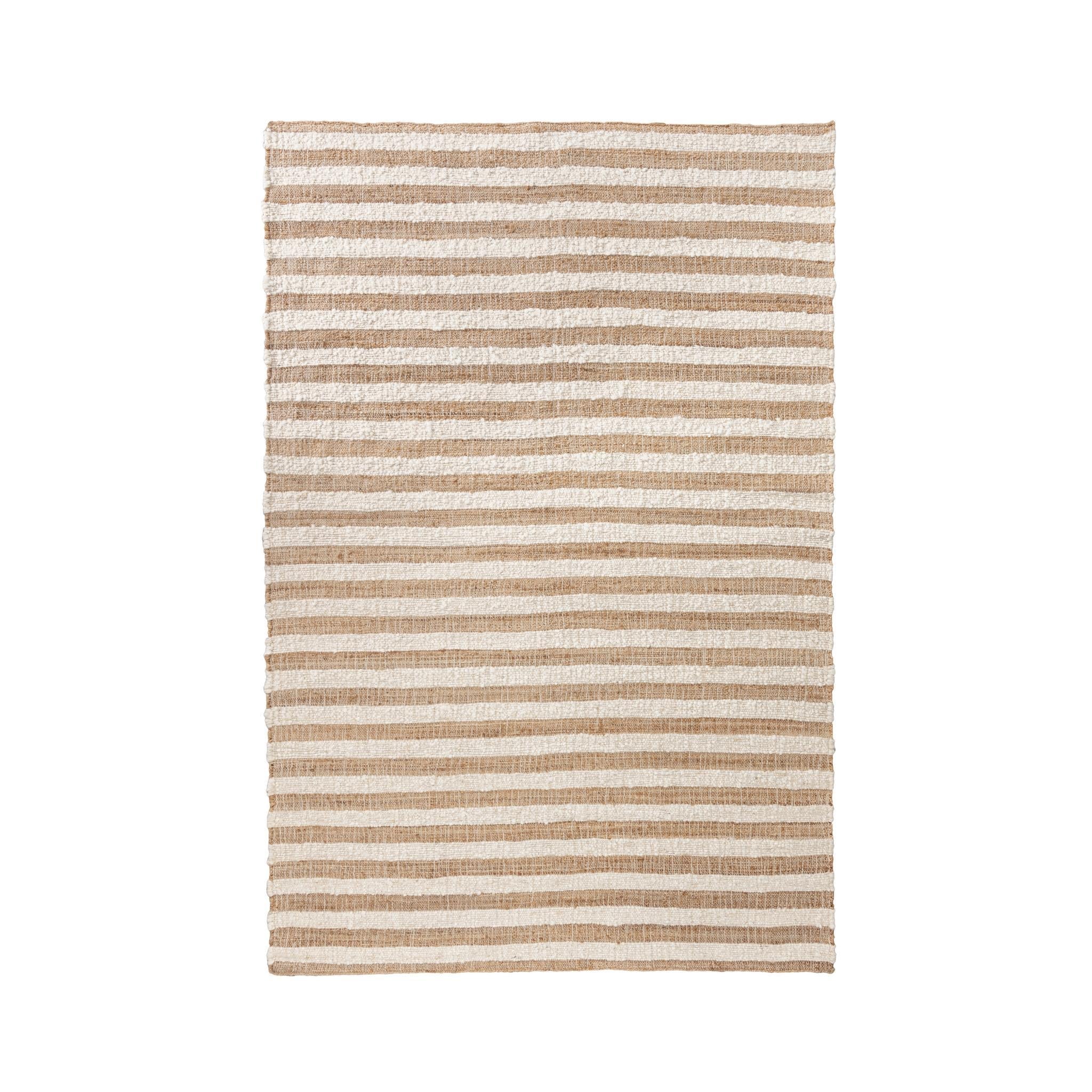 Rhodes Stripe Rug - Natural/Ivory - 1'x1'