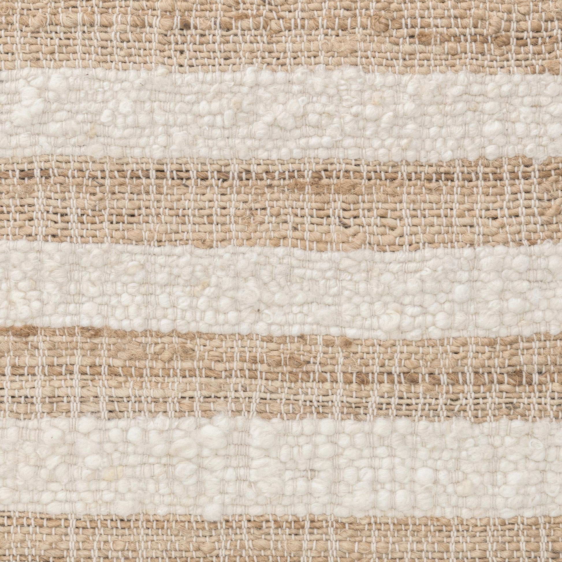 Rhodes Stripe Rug - Natural/Ivory - 1'x1'