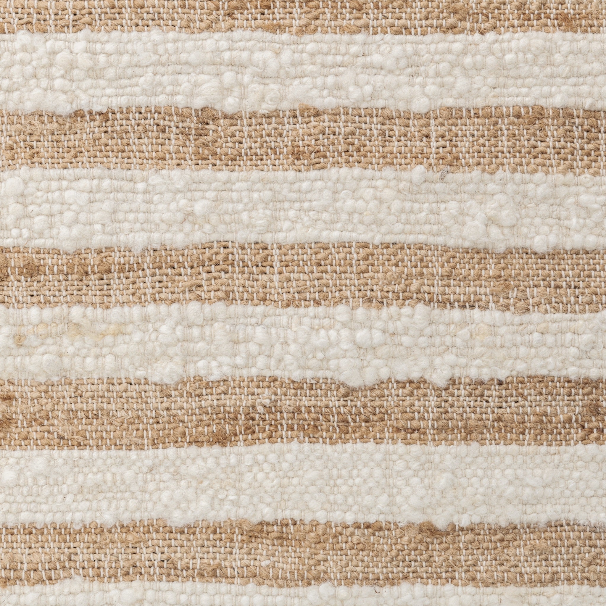 Rhodes Stripe Rug - Natural/Ivory - 1'x1'