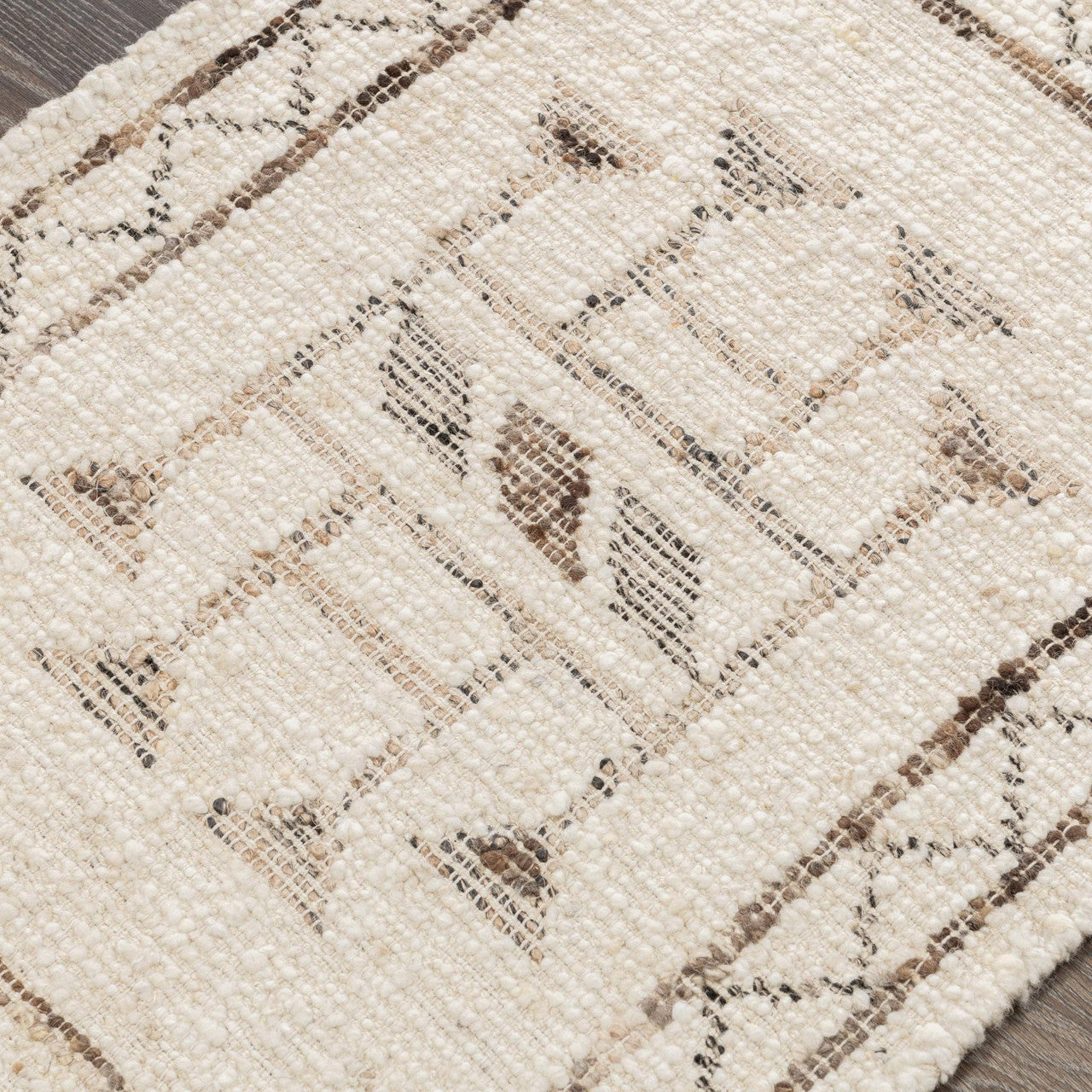 Gazi Ivory/Brown Multi