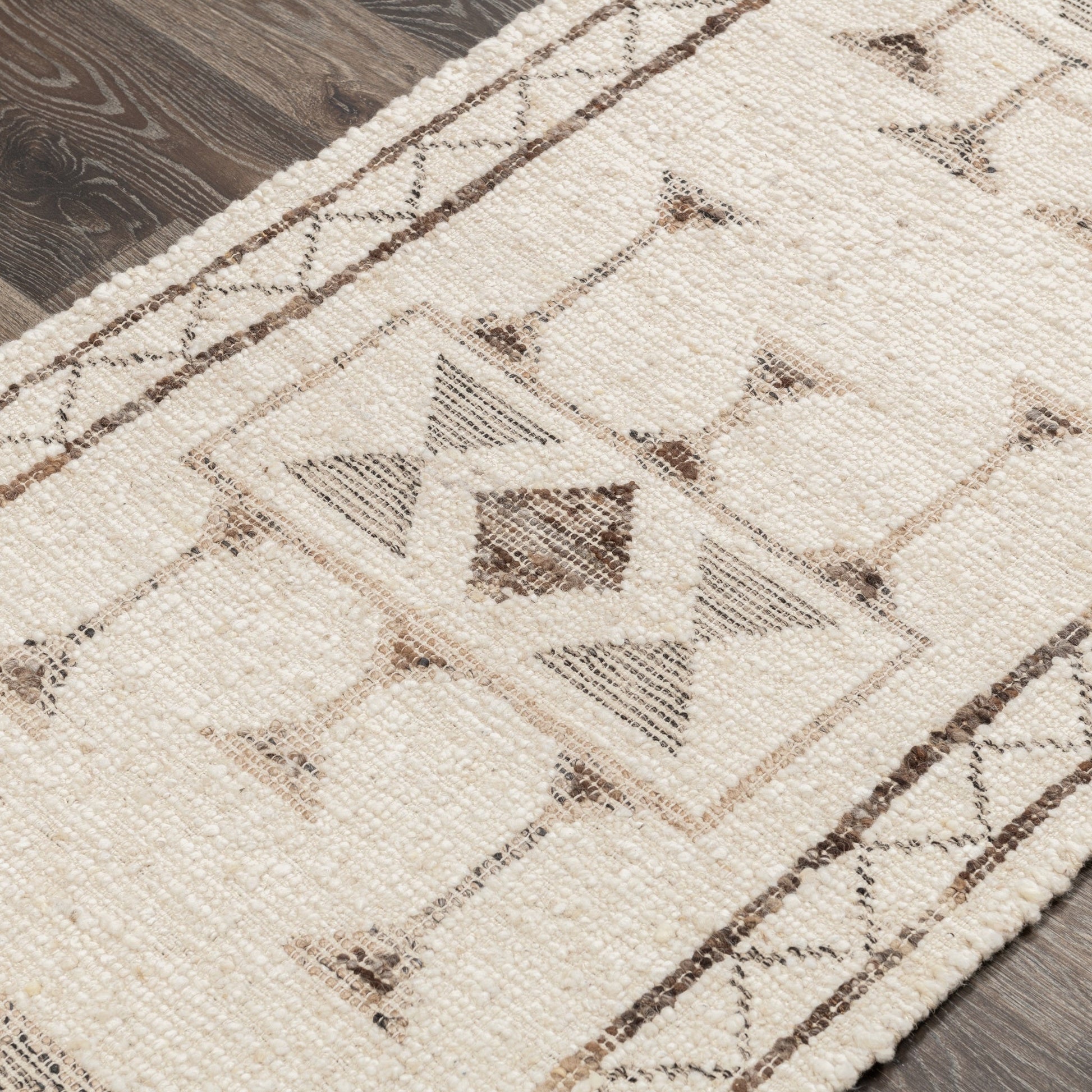 Gazi Rug - Ivory/Brown Multi - 2'x3'