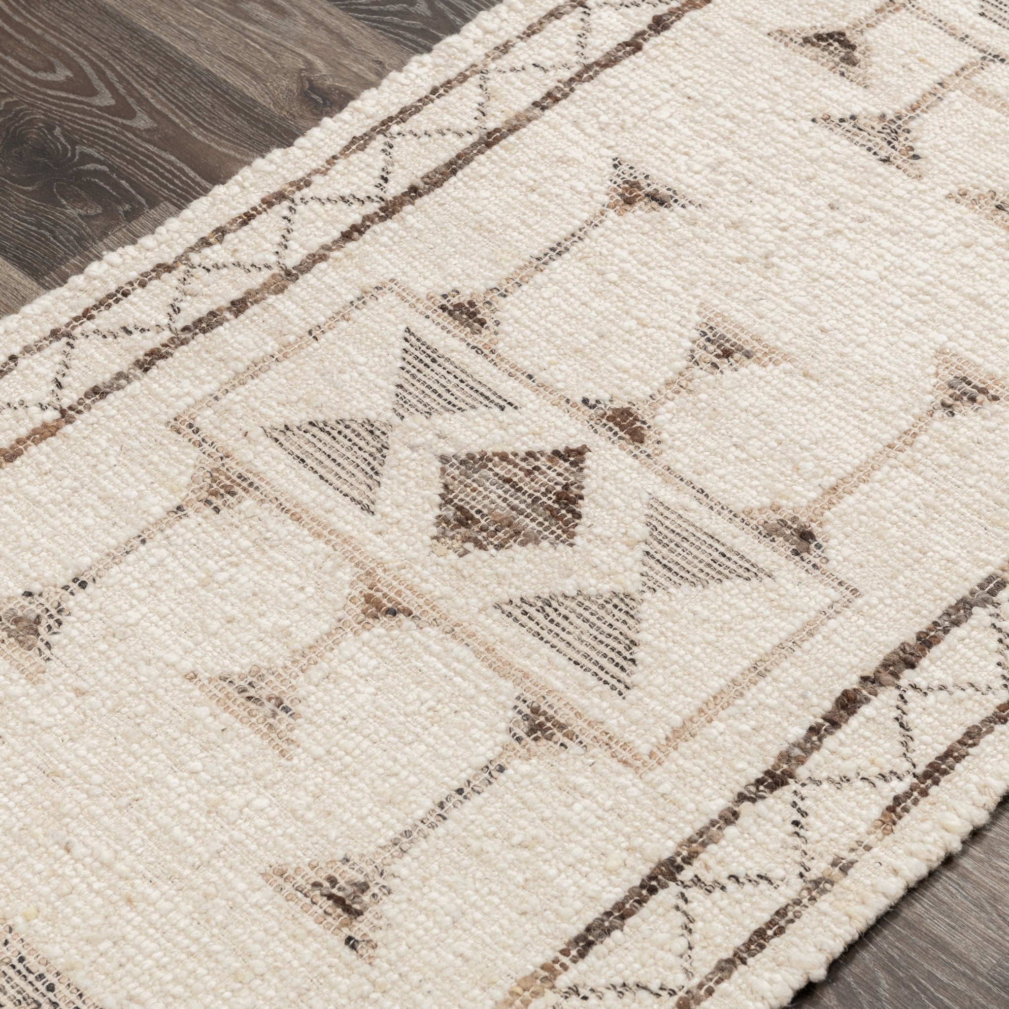 Gazi Rug - Ivory/Brown Multi - 2'x3'