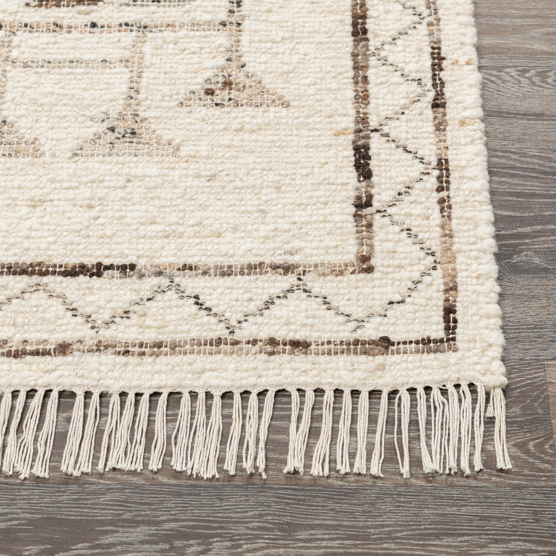 Gazi Rug - Ivory/Brown Multi - 2'x3'