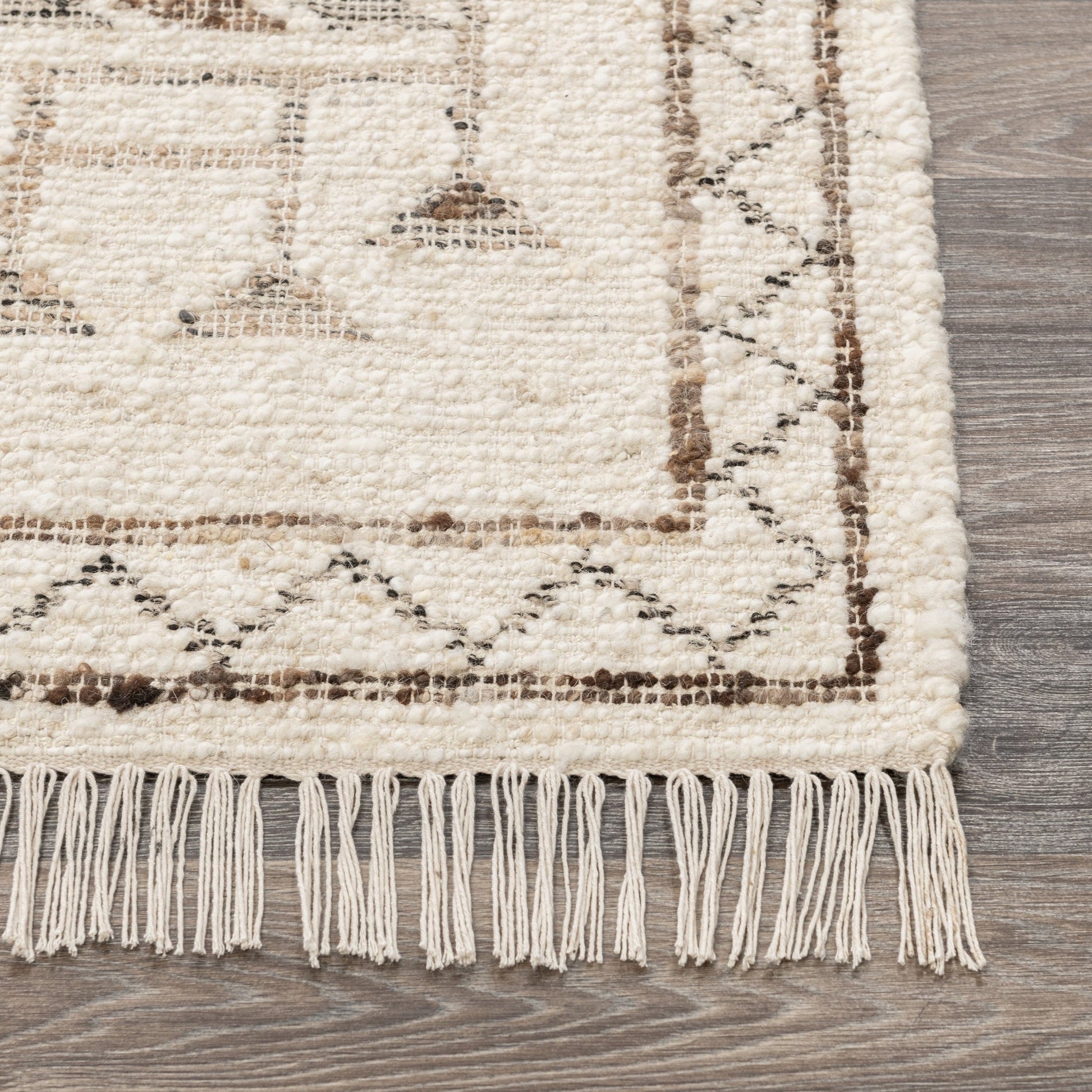 Gazi Rug - Ivory/Brown Multi - 2'x3'