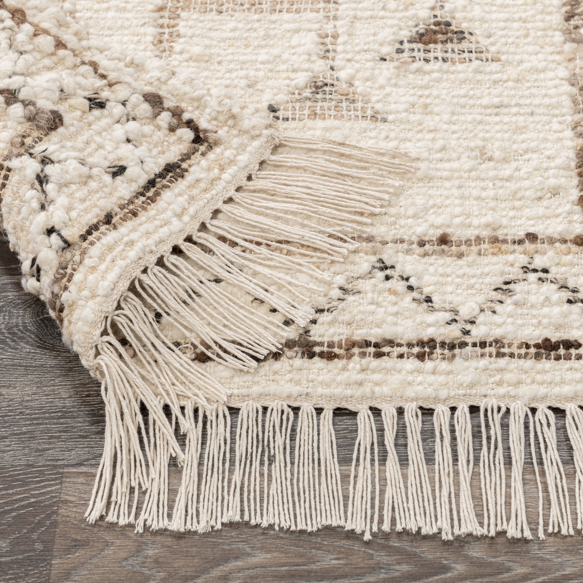 Gazi Rug - Ivory/Brown Multi - 2'x3'