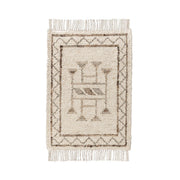 Gazi Ivory/Brown Multi