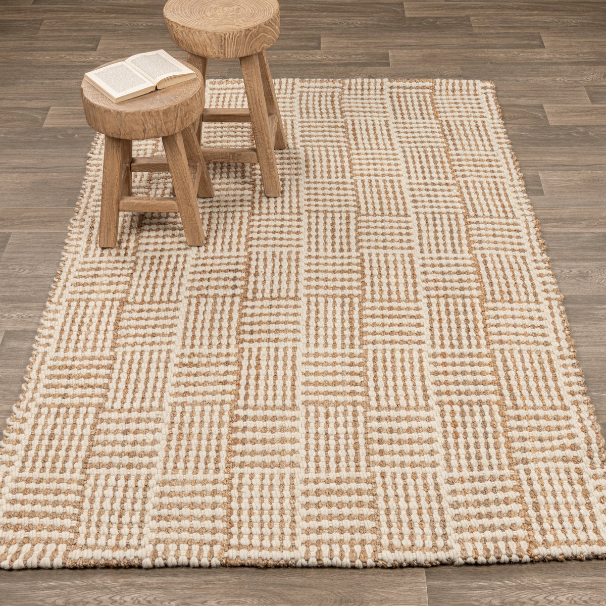 Osuna Rug - Ivory/Natural / 5'x8' / Rug by Classic Home - view 5