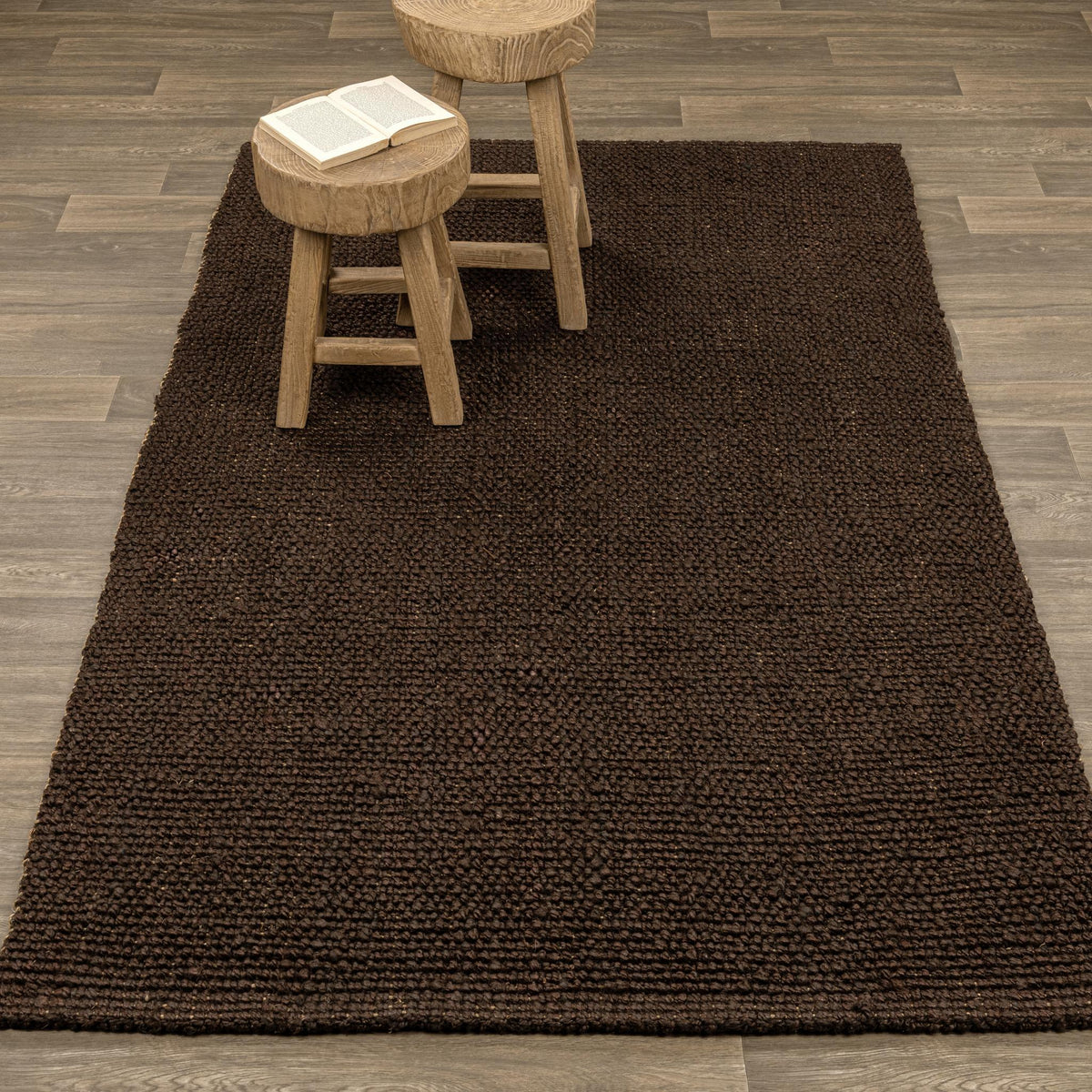 Chunky Loop Rug - Ganache Brown / 2'x3' / Rug by Classic Home - view 5