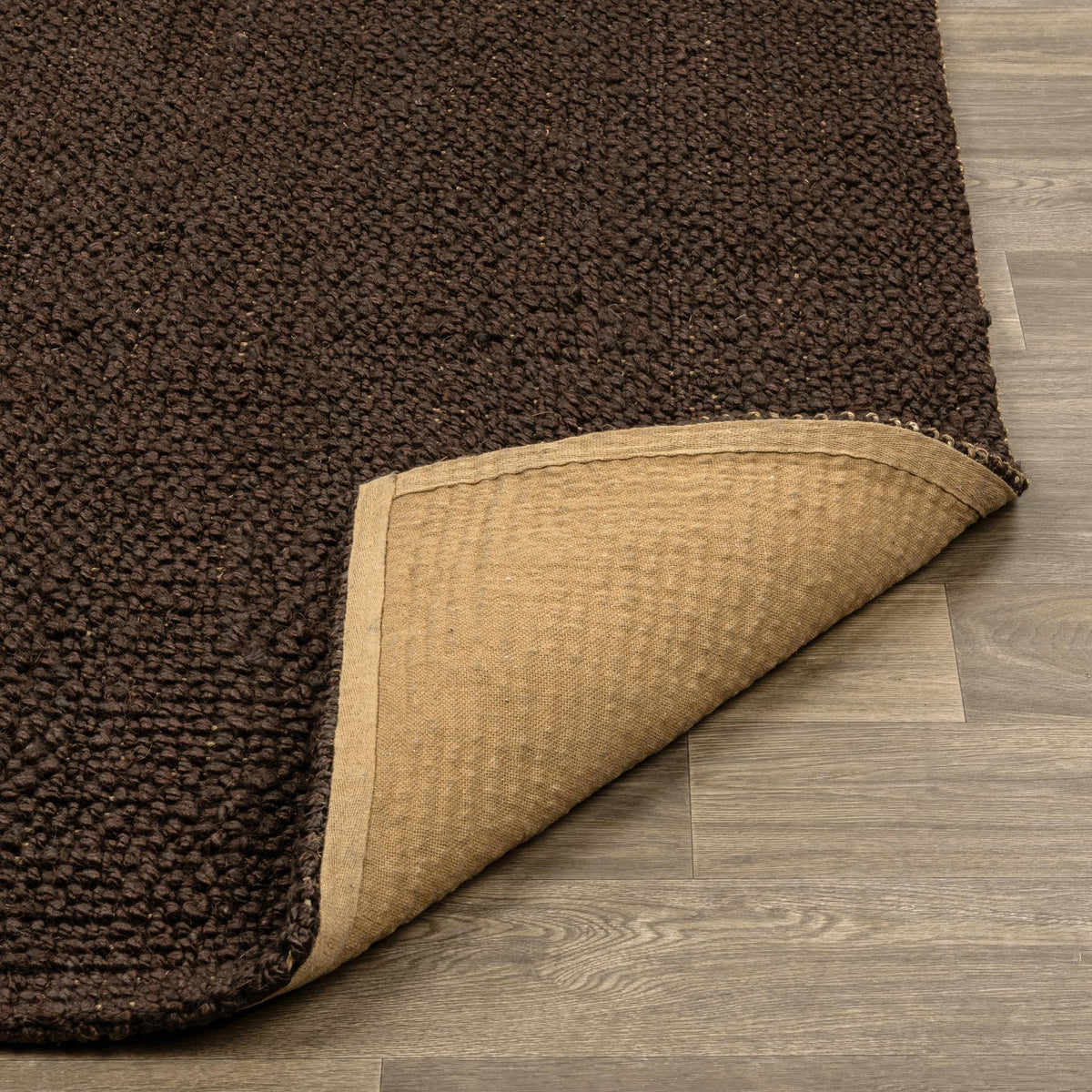 Chunky Loop Rug - Ganache Brown / 9'x12' / Rug by Classic Home - view 3