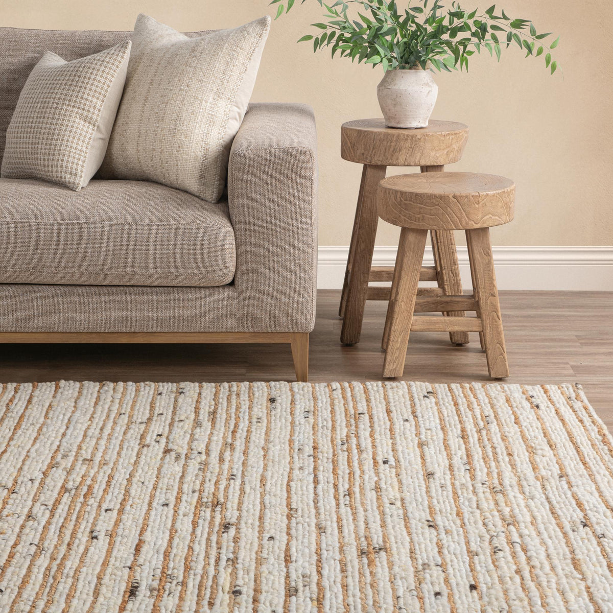 Hellin Rug - Ivory/Natural / 9'x12' / Rug by Classic Home - view 6