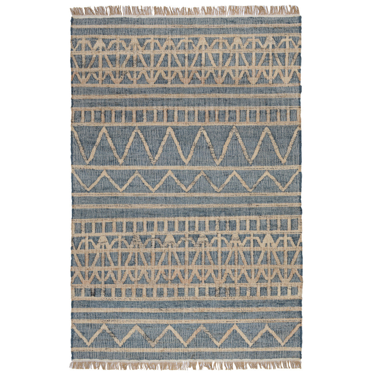Kingston Distressed Rug - Sapphire - 2.6'x8'