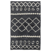 Bohemian Smoke Gray Shag Area Rugs