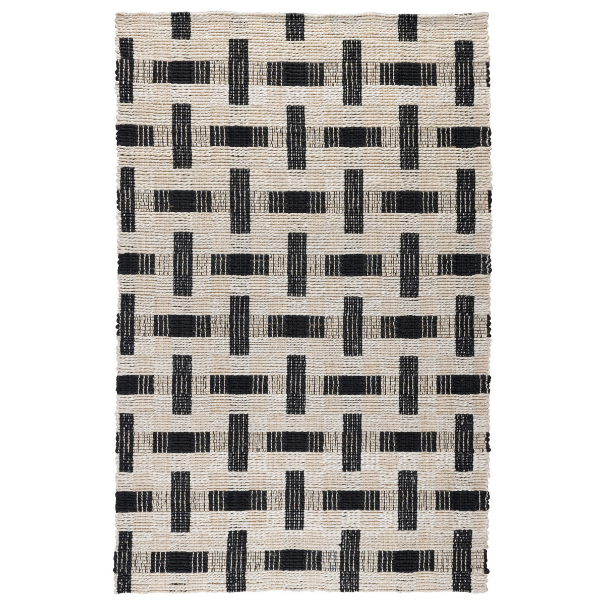 Preston Rug - Ivory/Black - 2'x3'
