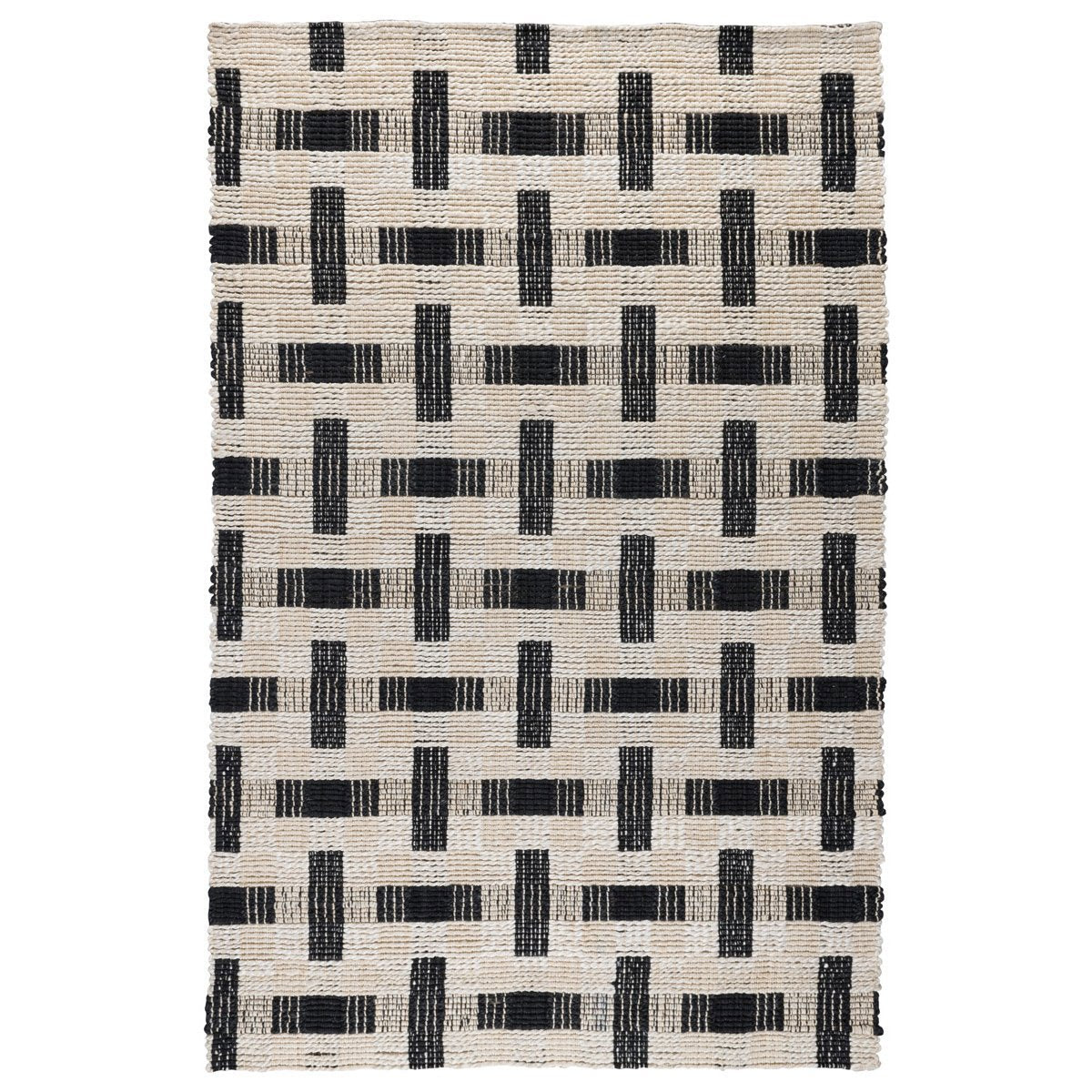 Preston Rug - Ivory/Black - 2'x3'