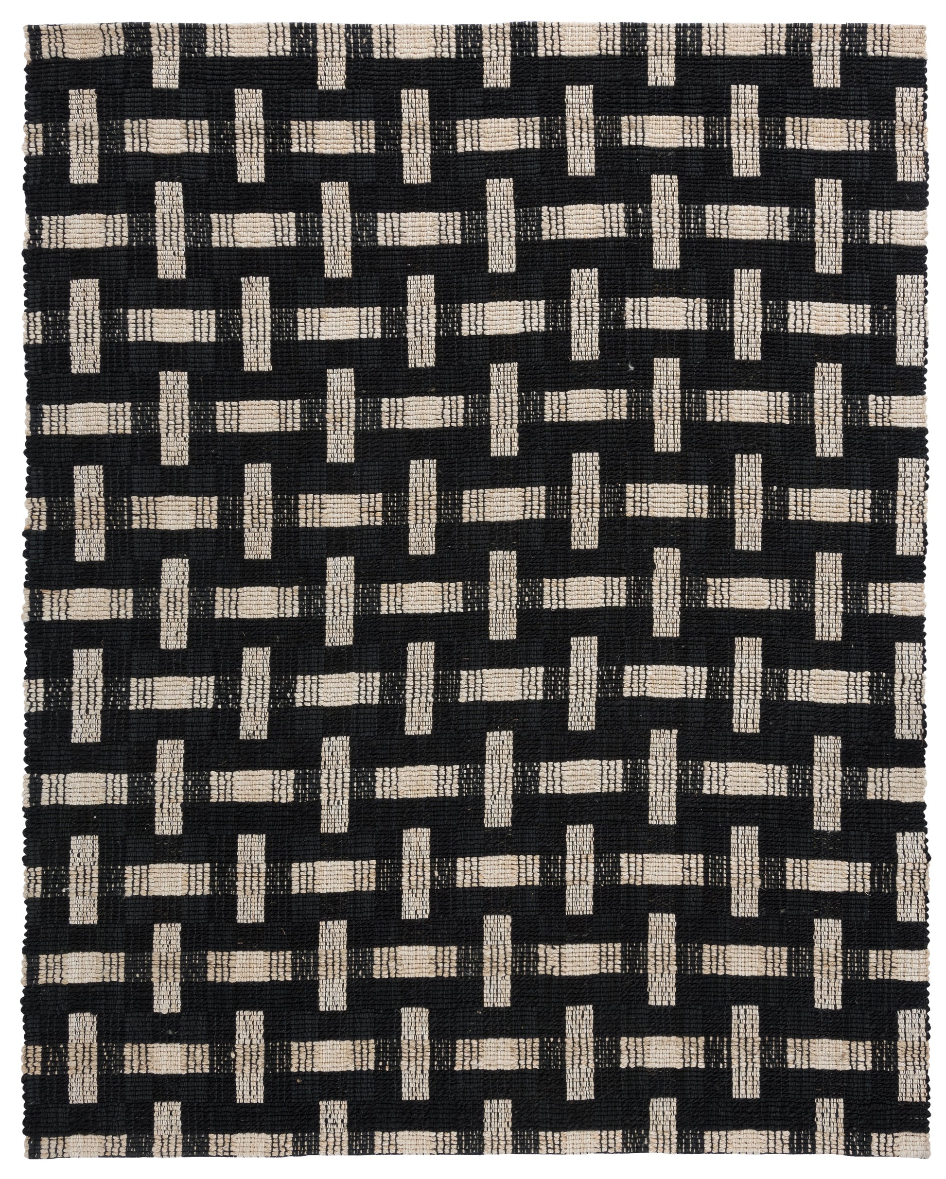Preston Rug - Black/Ivory - 2'x3'