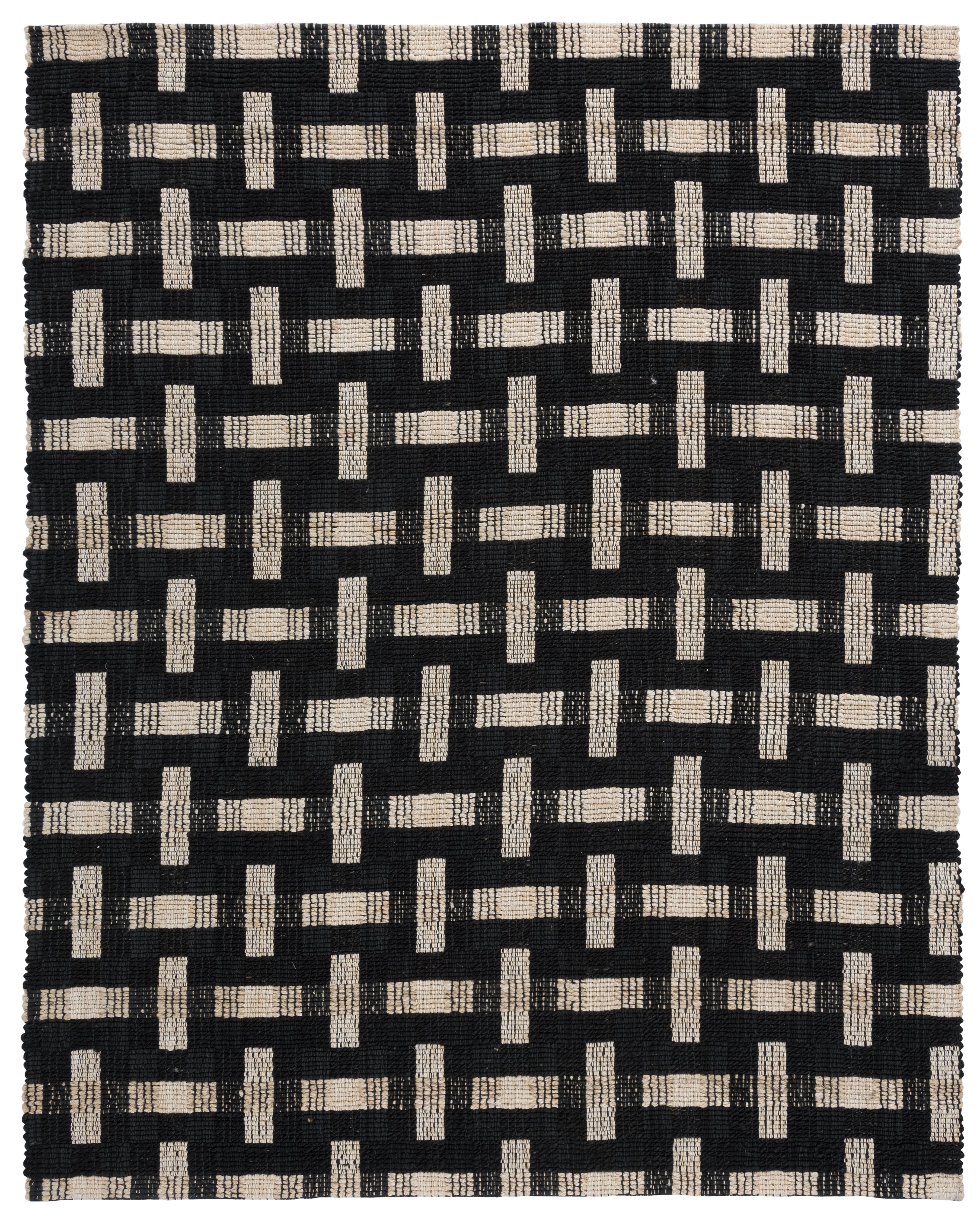 Preston Rug - Black/Ivory - 2'x3'