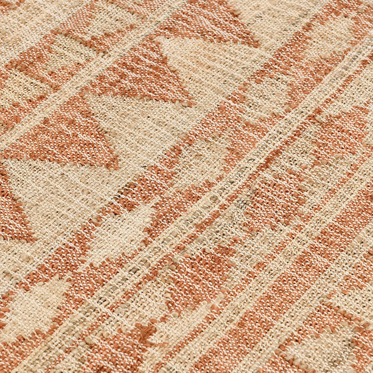 Solana Distressed Rug - Terracotta/Natural - 2'x3'