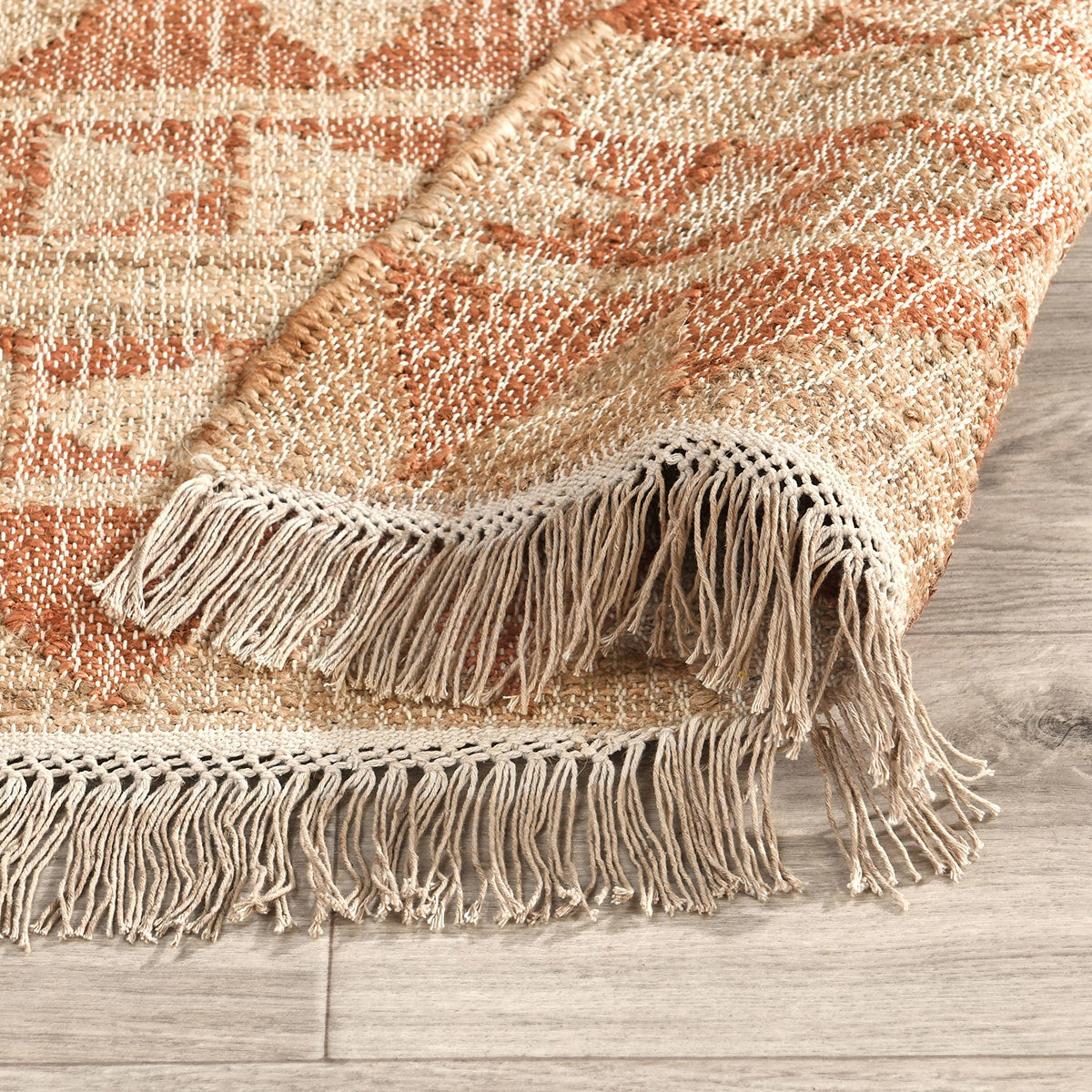Solana Distressed Rug - Terracotta/Natural - 2'x3'