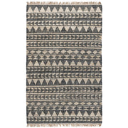 Solana Distressed Rug - Black Natural - 2'x3'