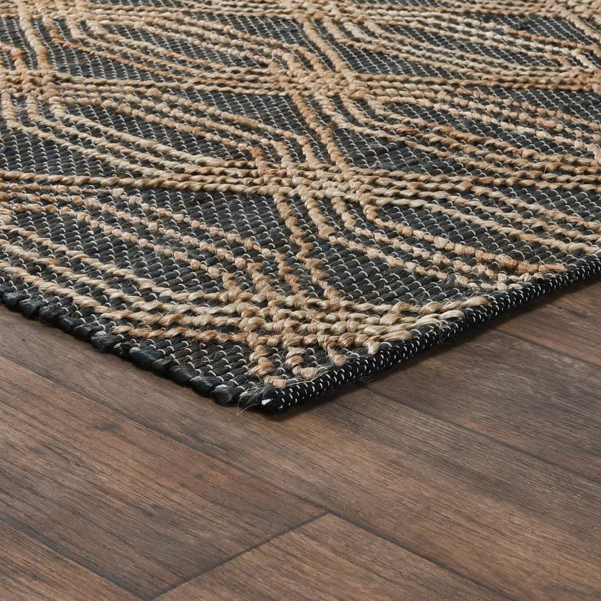 Tustin Rug - Blue Charcoal/Natural - 2'x3'