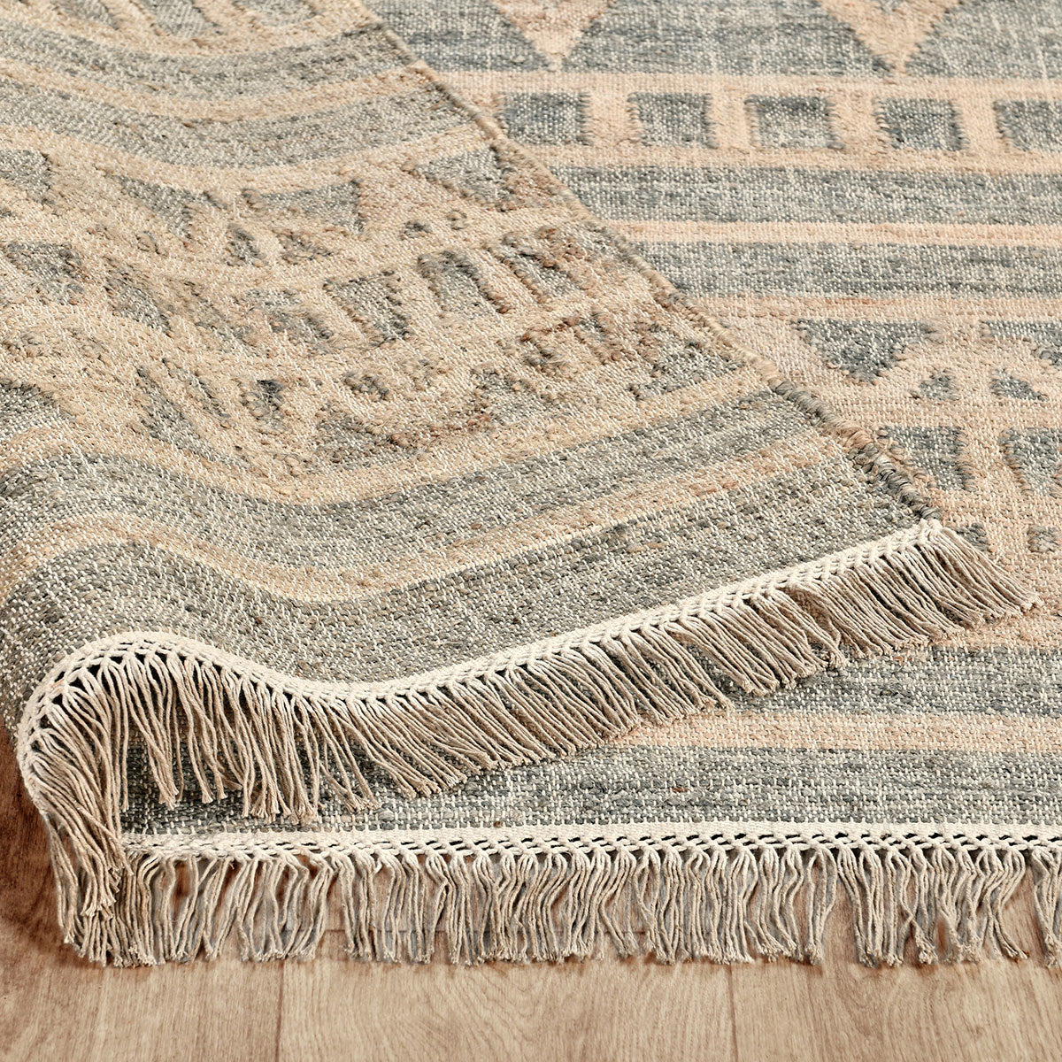 Kingston Distressed Rug - Spa Blue - 2.6'x8'