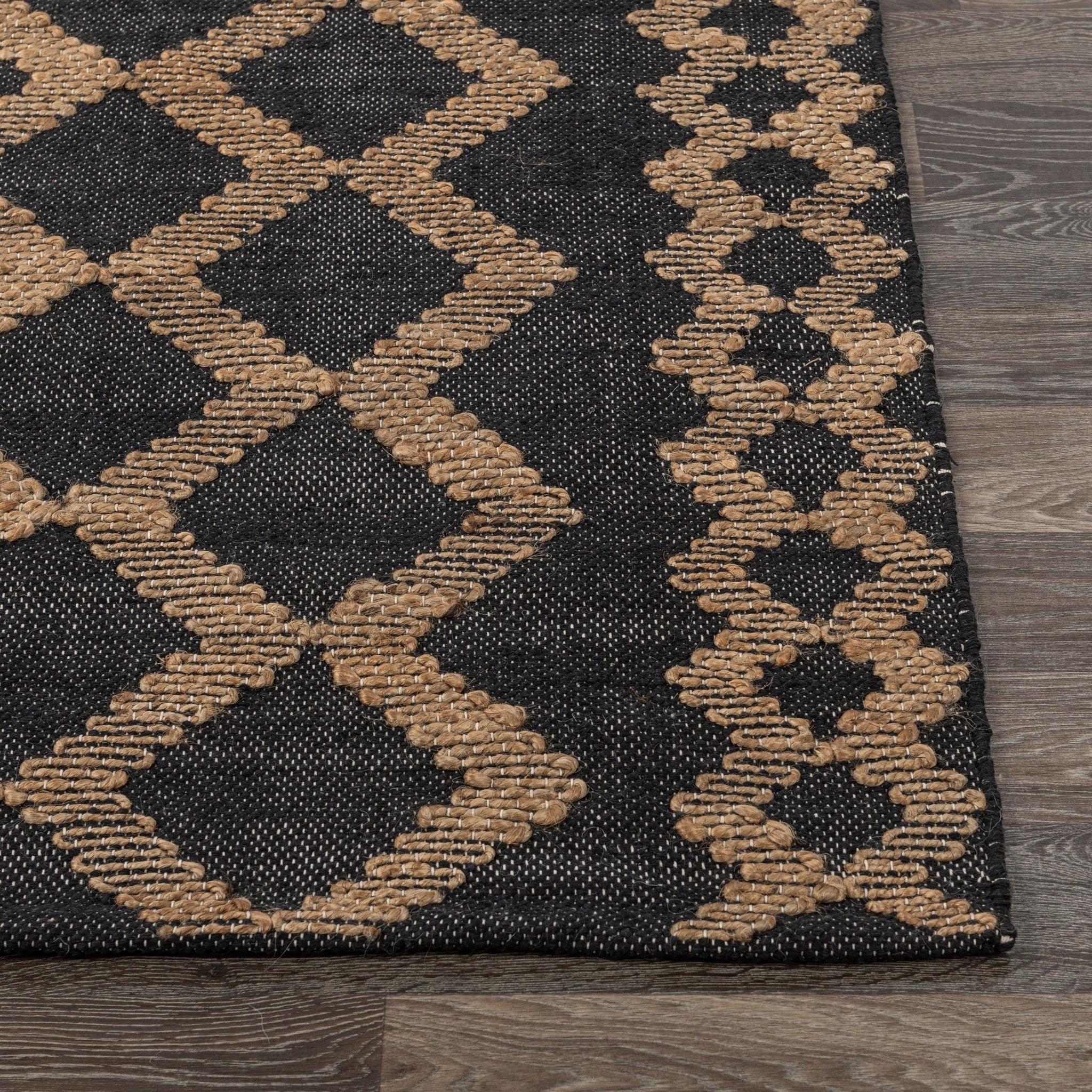 Gobi Rug - Black/Natural - 2'x3'