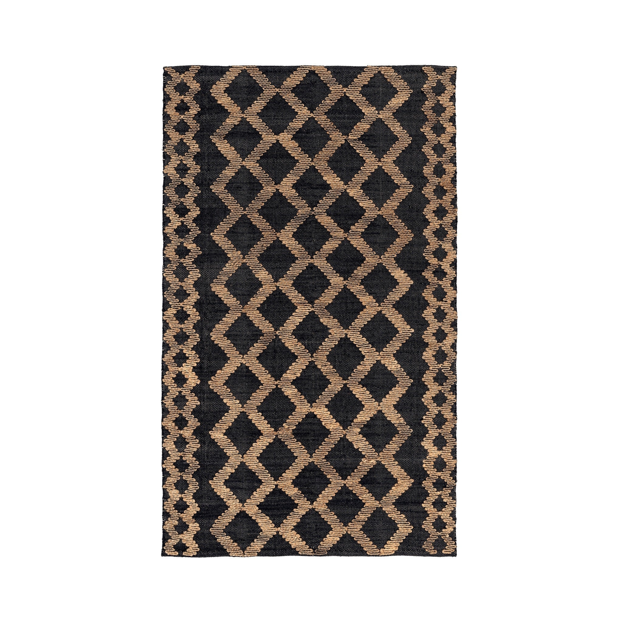 Gobi Rug - Black/Natural - 2'x3'