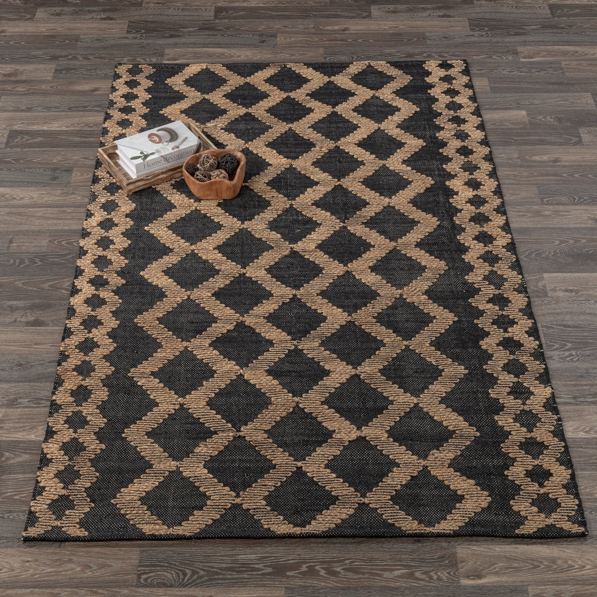 Gobi Rug - Black/Natural - 2'x3'