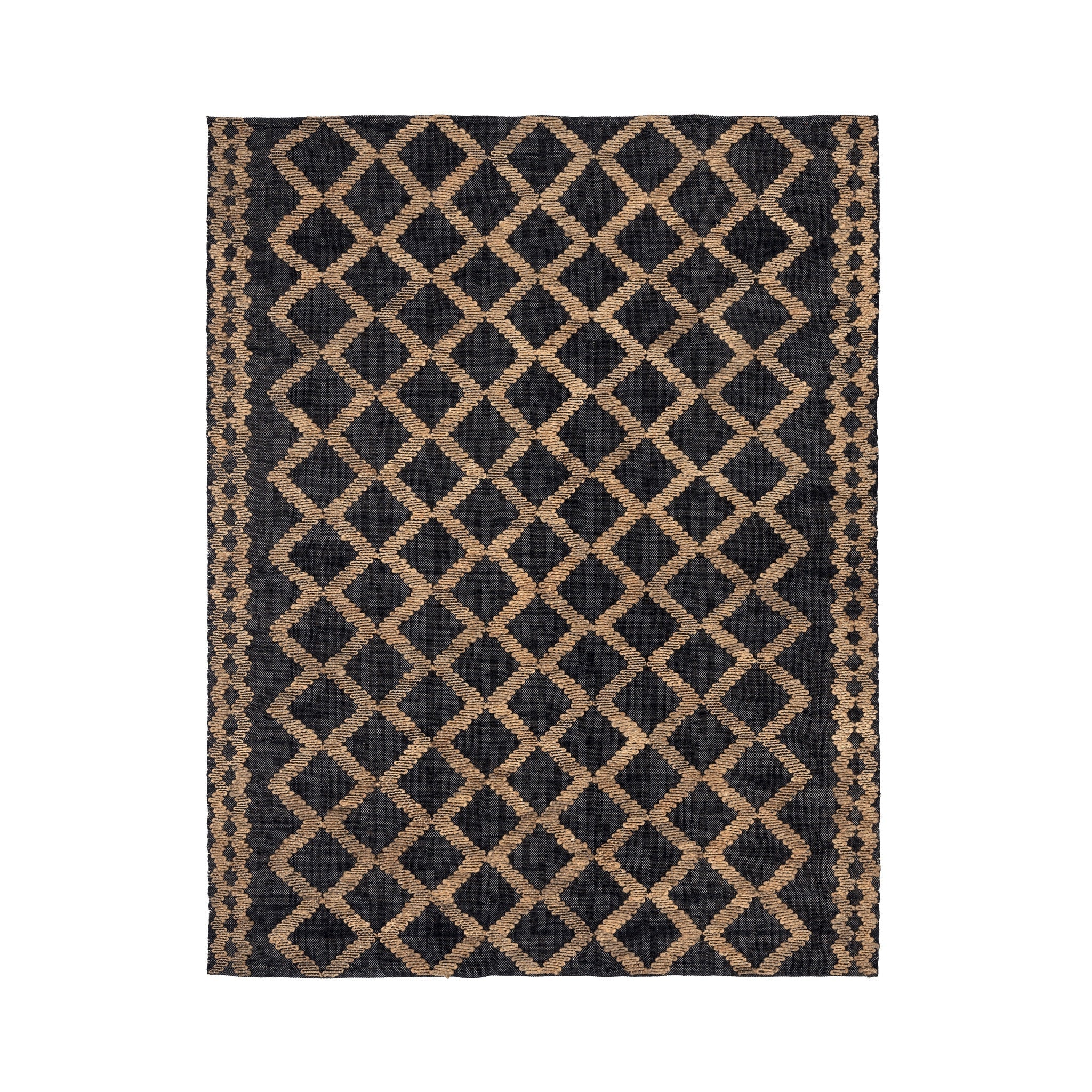 Gobi Rug - Black/Natural - 2'x3'