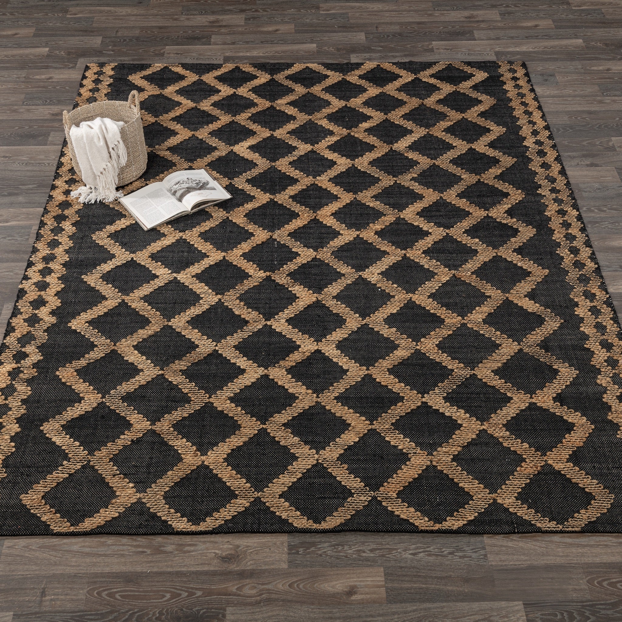 Gobi Rug - Black/Natural - 2'x3'