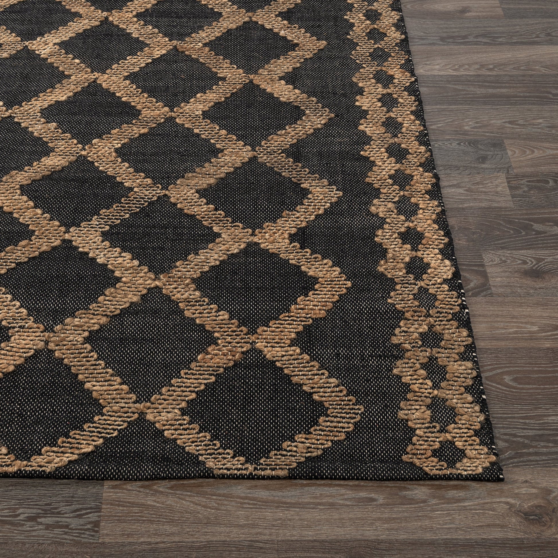 Gobi Rug - Black/Natural - 2'x3'