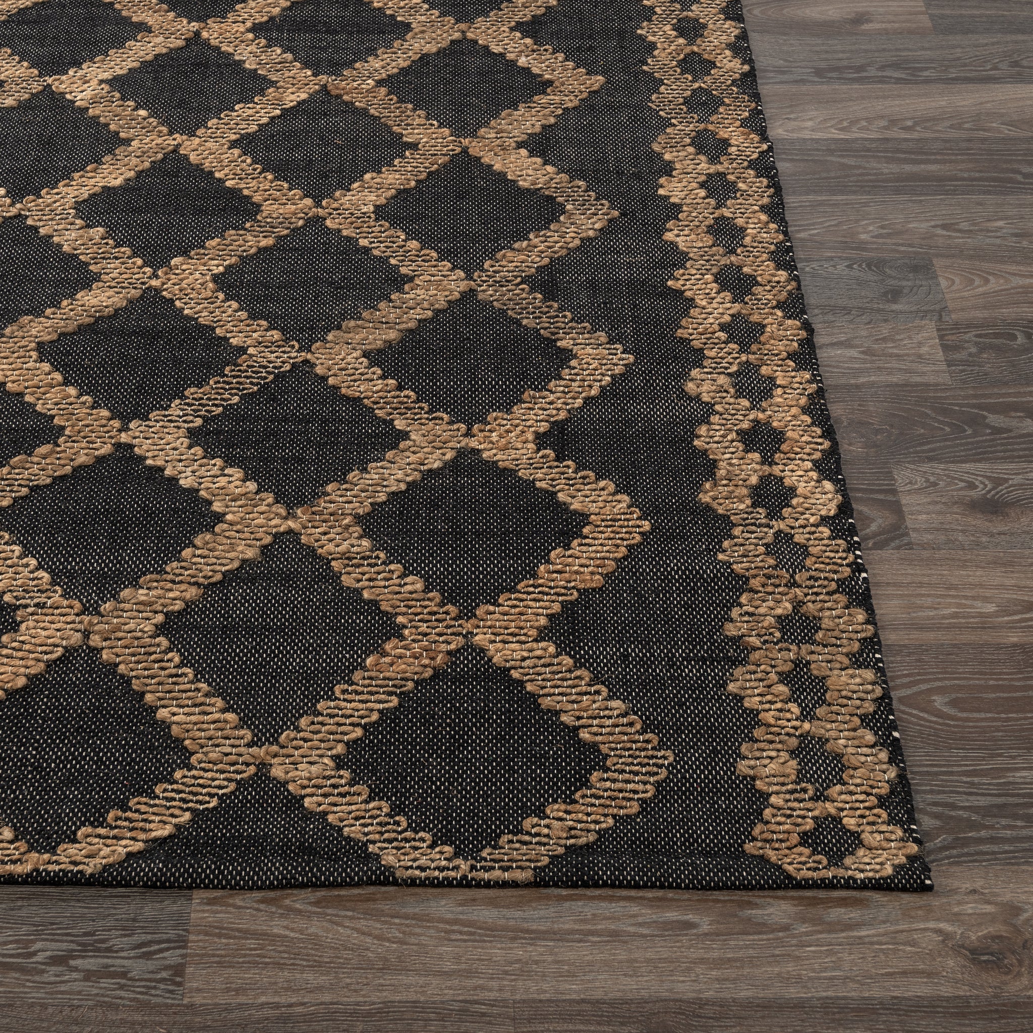Gobi Rug - Black/Natural - 2'x3'