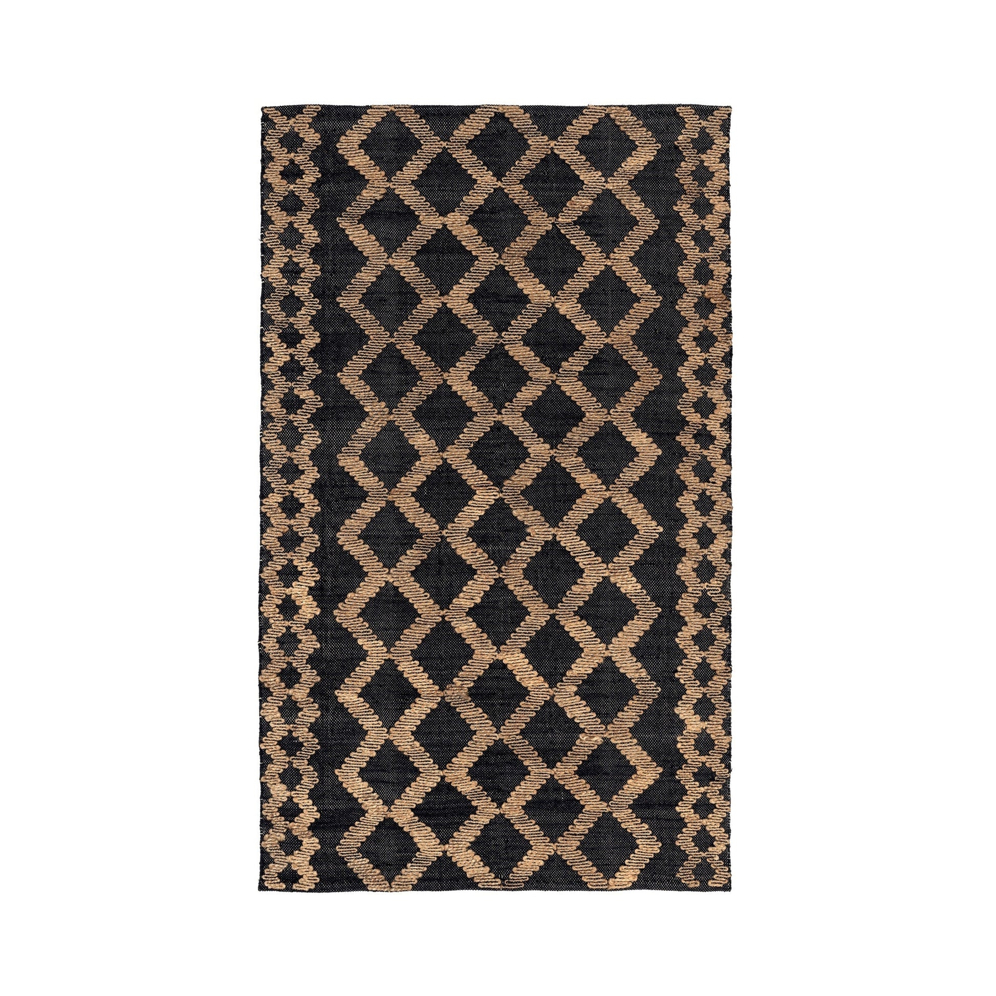 Gobi Rug - Black/Natural - 2'x3'