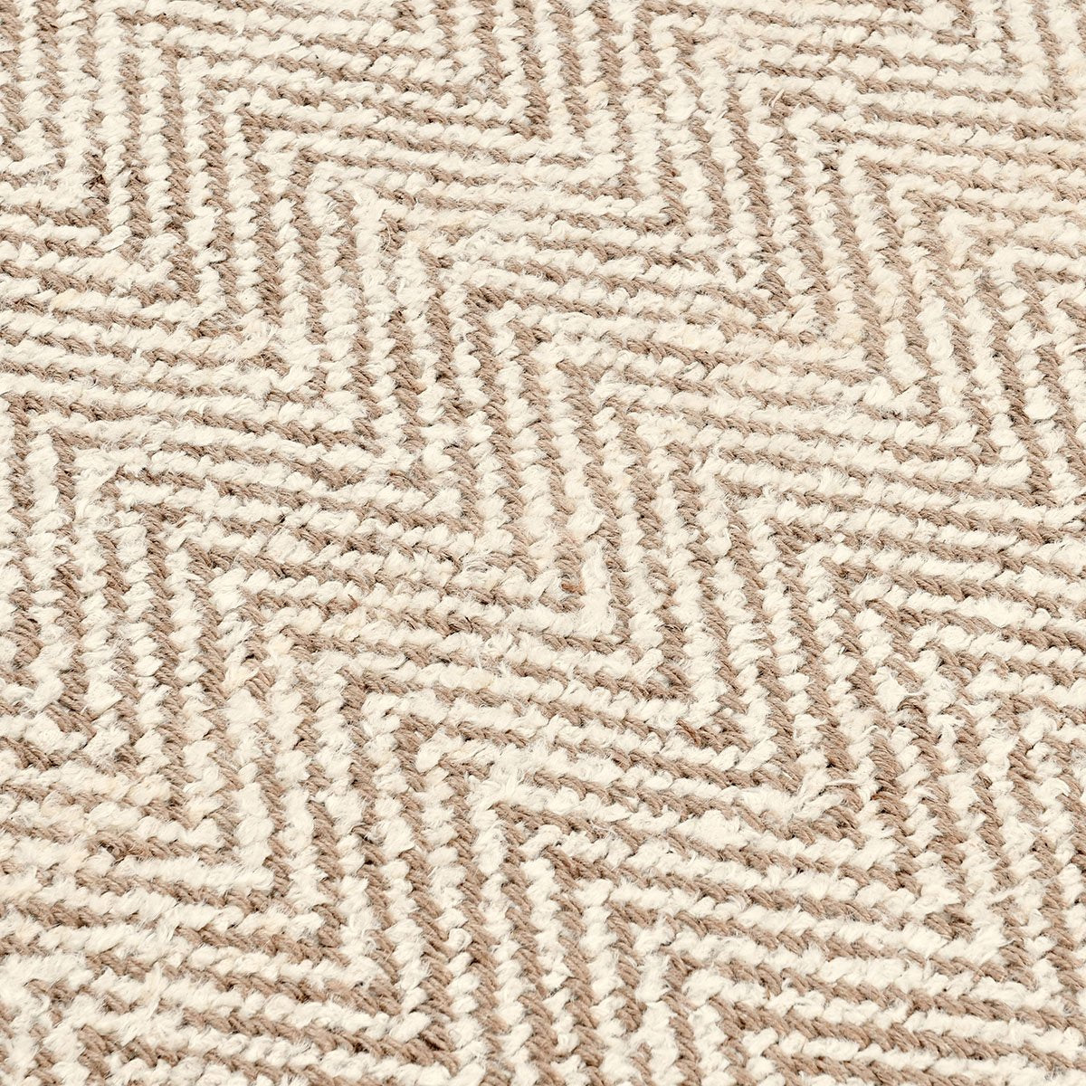 Herringbone Rug - Chenille Ivory/Natural - 5'x8'