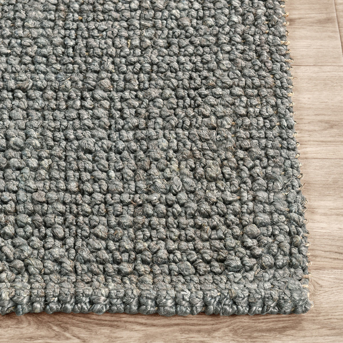 Chunky Loop Rug - Blue Charcoal - 2'x3'