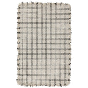 Bradbury Wool Rug - Check Ivory/Black - 2'x3'
