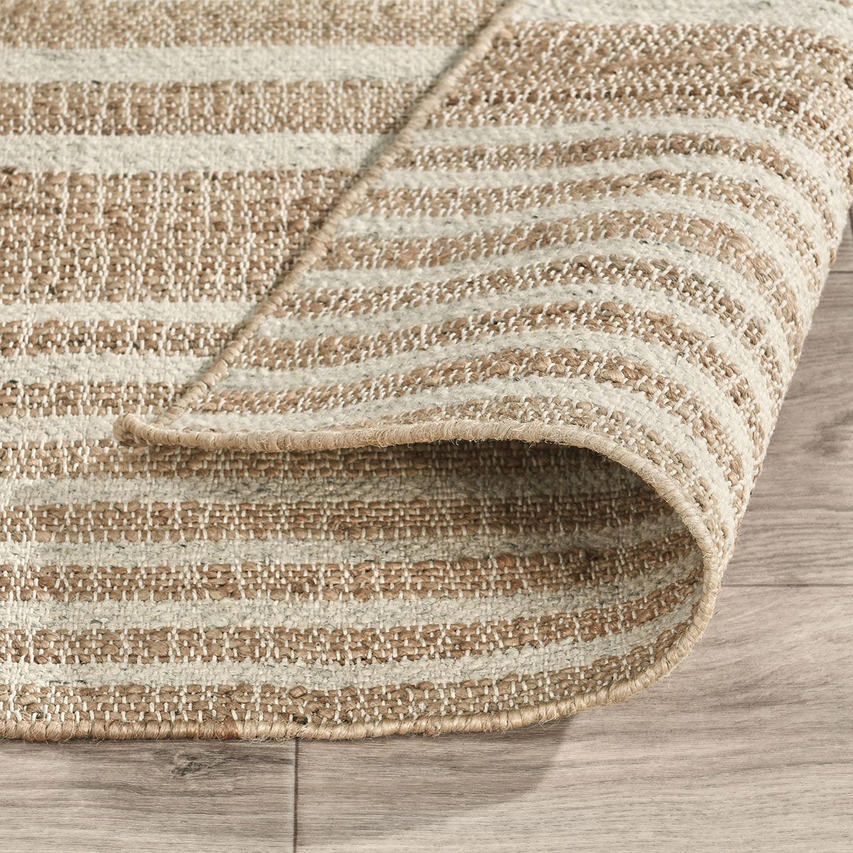 Pego Stripe Rug - Natural Multi - 2'x3'