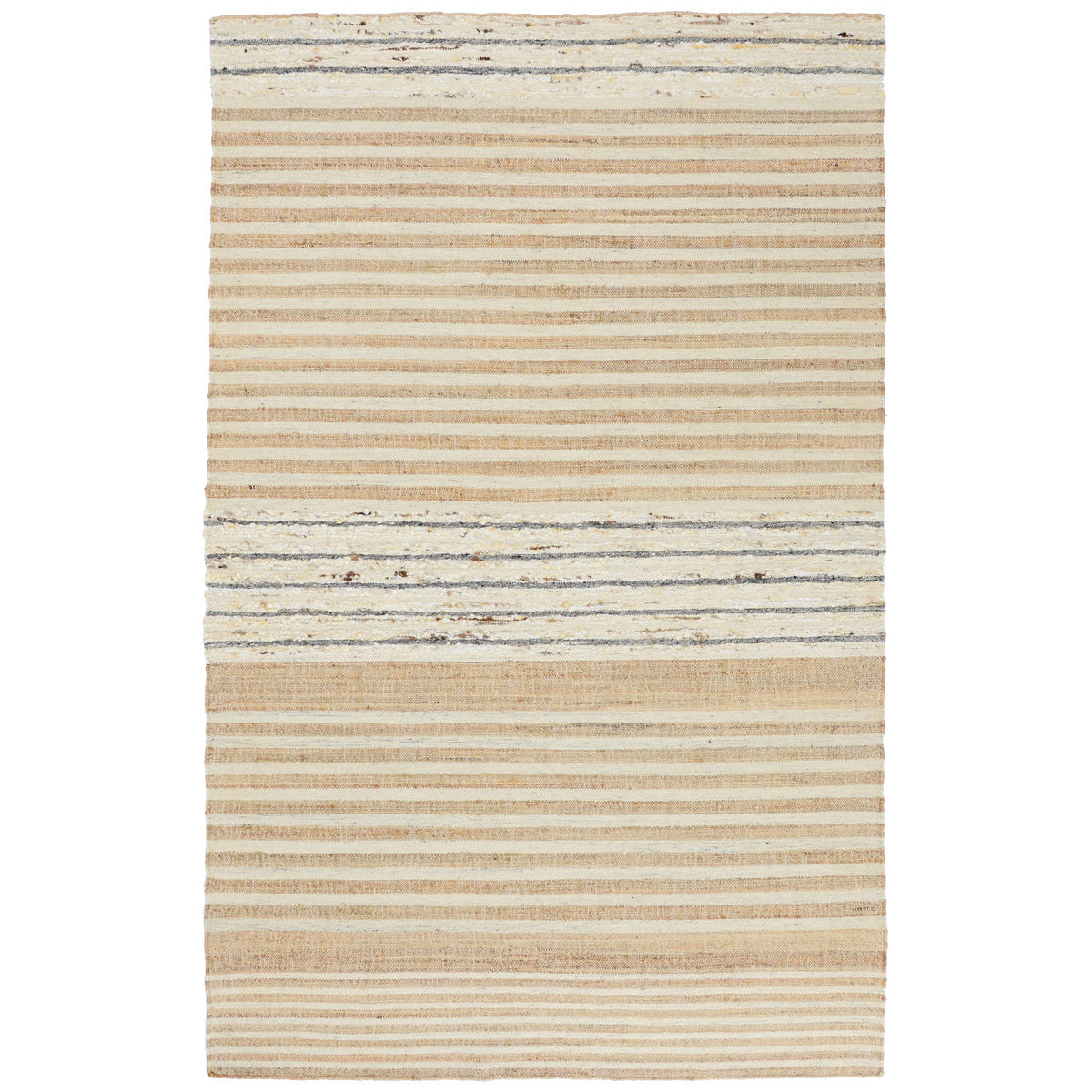 Pego Stripe Rug - Natural Multi - 2'x3'