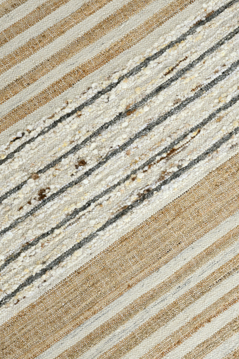 Pego Stripe Rug - Natural Multi - 2'x3'