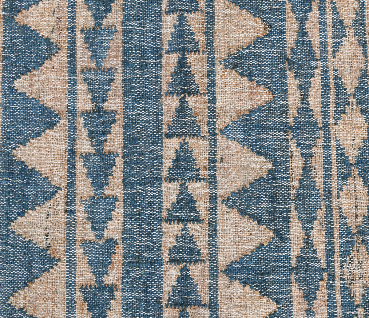 Solana Distressed Rug - Blue Natural - 2'x3'