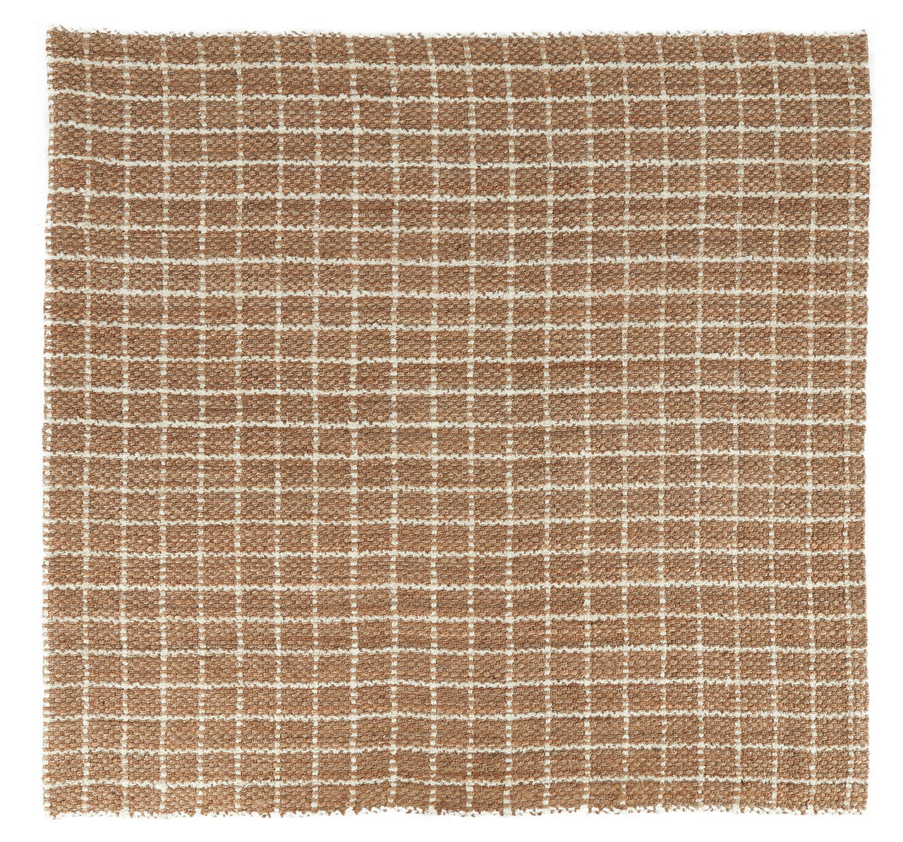 Windowpane Chenille Natural/Ivory