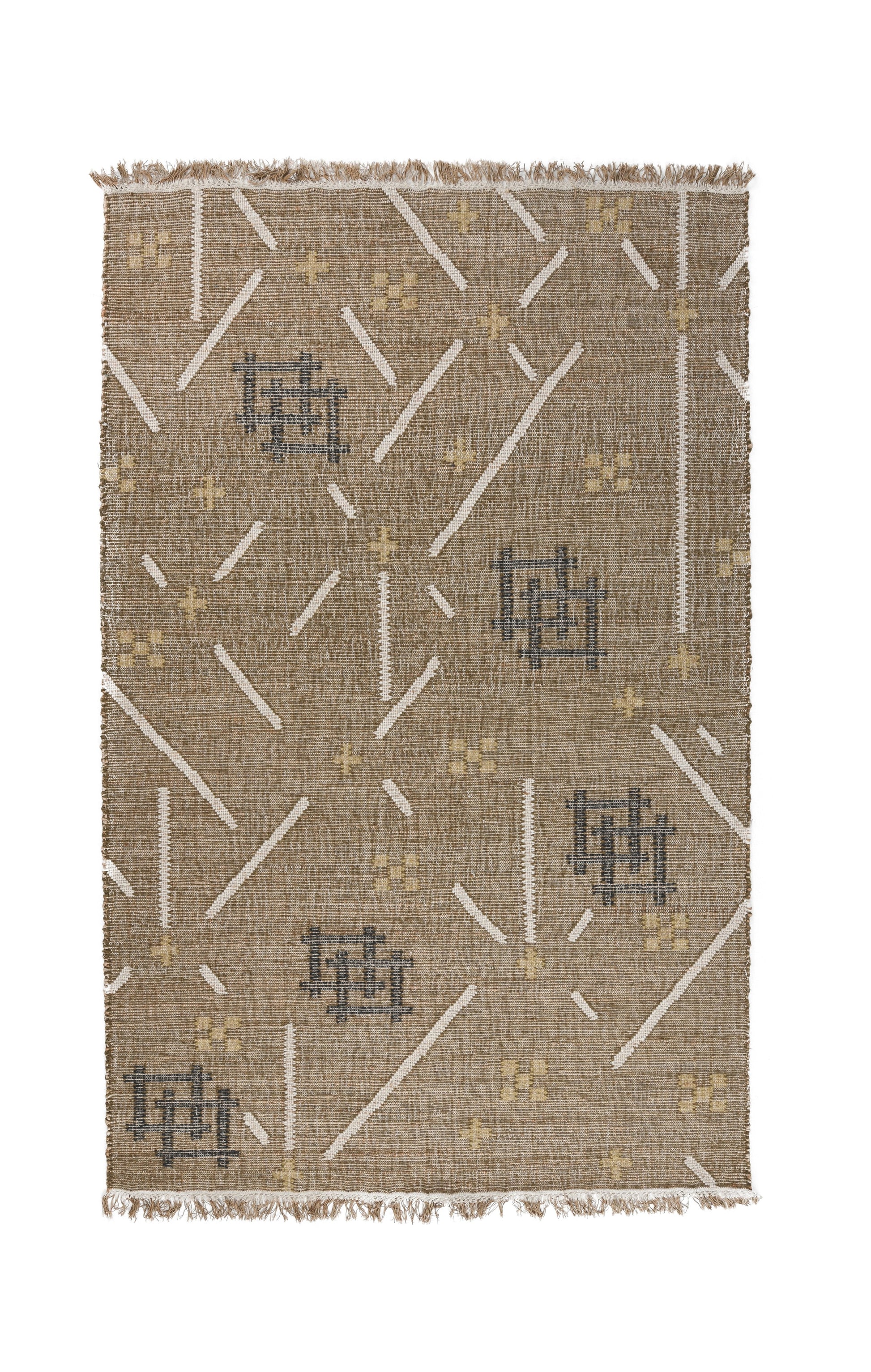 Belfast Caviar Rug - Khaki Multi - 2'x3'