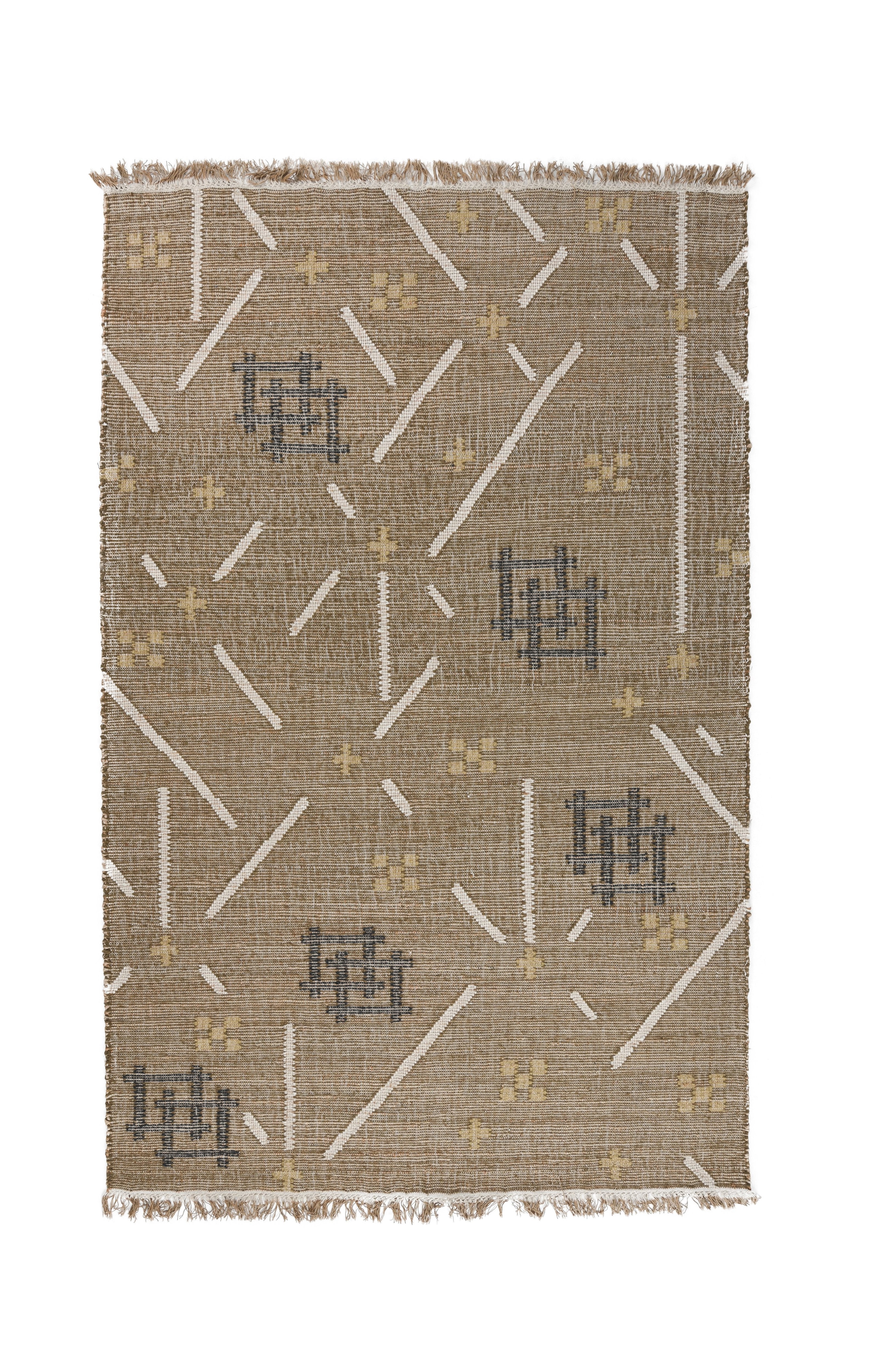 Belfast Caviar Rug - Khaki Multi - 2'x3'
