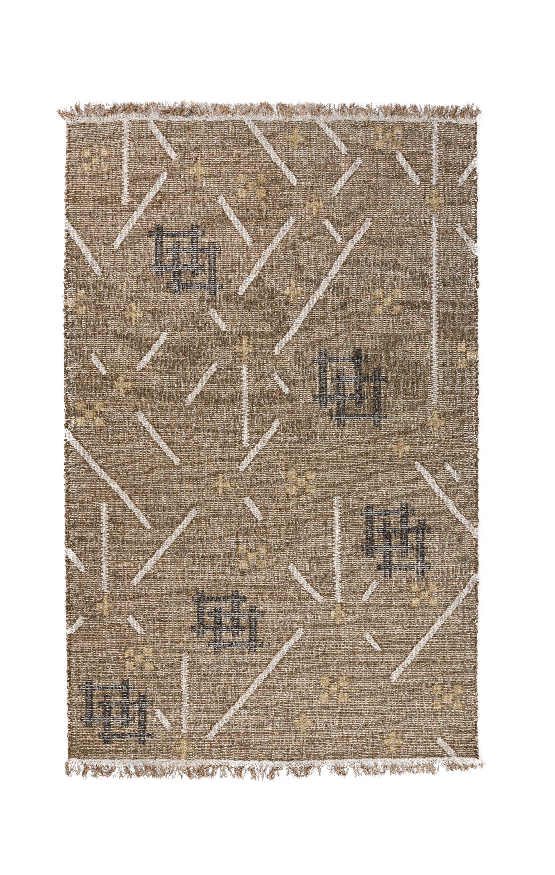 Belfast Caviar Rug - Khaki Multi - 2'x3'