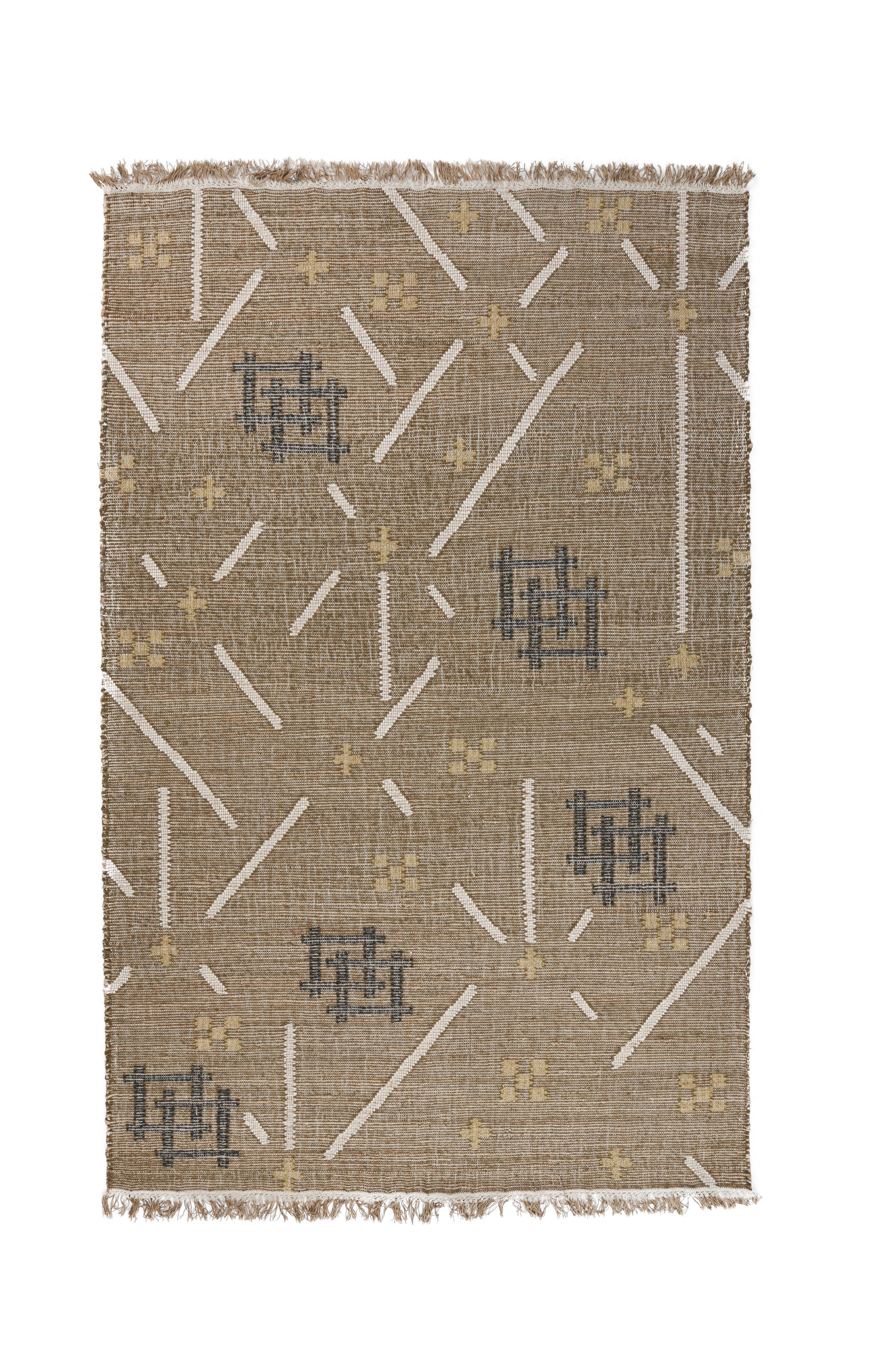 Belfast Caviar Rug - Khaki Multi - 2'x3'