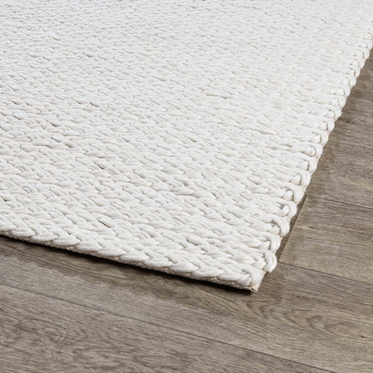 Oxnard Wool Rug - Ivory - 5'x8'