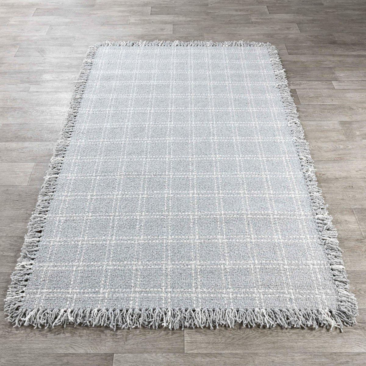 Bradbury Wool Rug - Check Pearl/Gray - 2'x3'