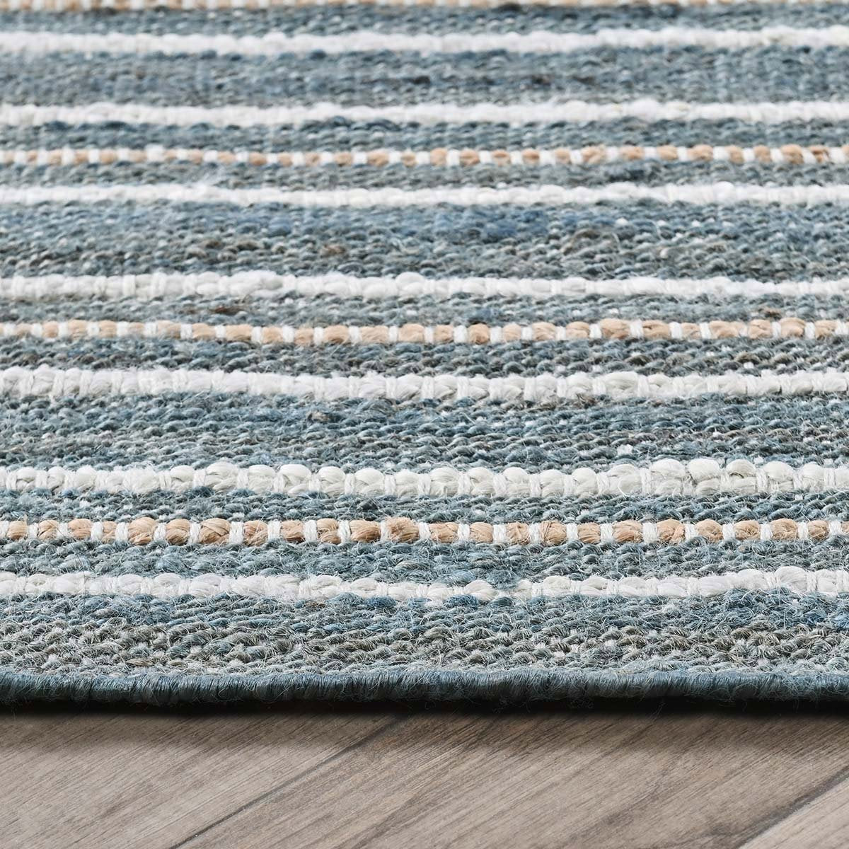 Del Mar Rug - Aqua Blue/Multi - 2.6'x8'
